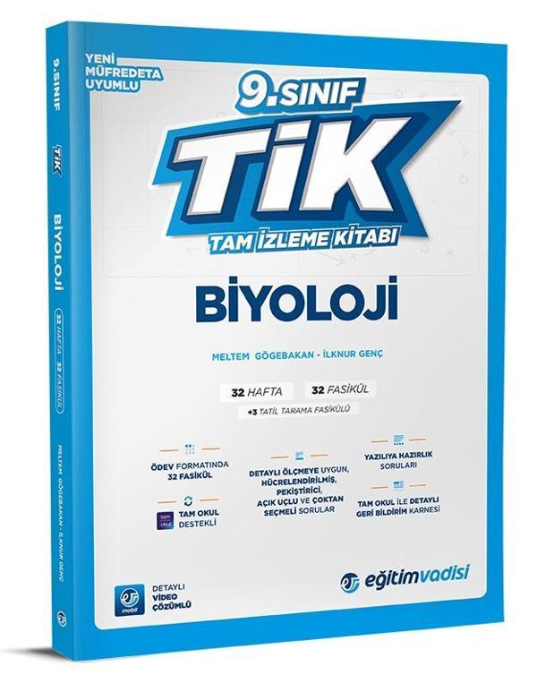 Eğitim Vadisi 2025 9. Sınıf Biyoloji Tik Tam İzleme Kitabı - Eğitim Vadisi - Image 1