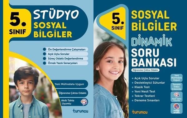 Tudem 2025 5. Sınıf Sosyal Bilgiler Stüdyo + Dinamik Soru Bankası Seti 2 Kitap Yeni Müfredat - Tudem Yayınları - Ders Kitapları - Image 1
