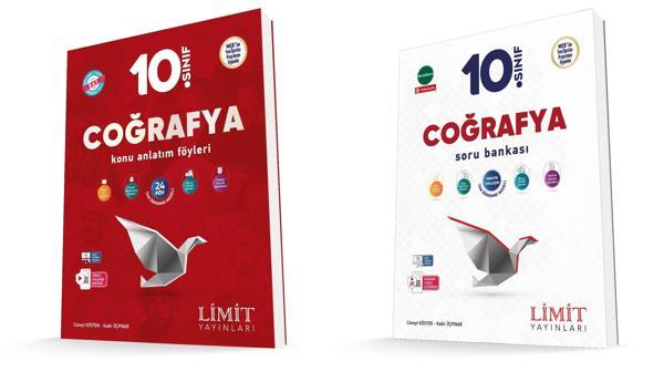 Limit 2025 10. Sınıf Coğrafya Kaf Konu + Soru Seti 2 Kitap Güncel Müfredat - Limit Yayınları - Image 1