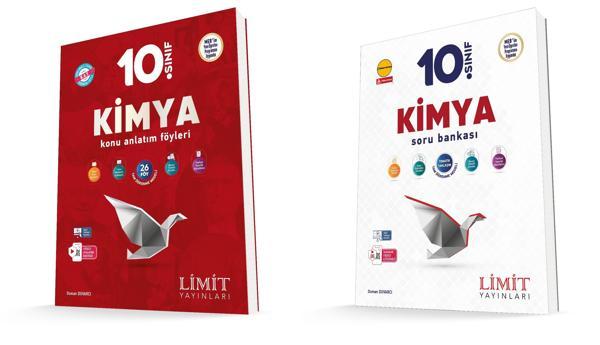 Limit 2025 10. Sınıf Kimya Kaf Konu + Soru Seti 2 Kitap Güncel Müfredat - Limit Yayınları - Image 1