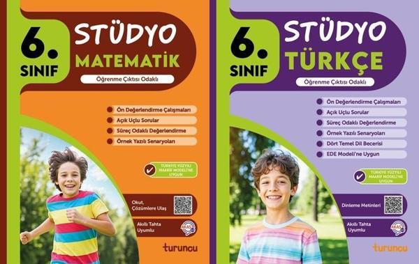 Tudem 2026 6. Sınıf Matematik + Türkçe Stüdyo Soru Bankası Seti 2 Kitap Yeni Müfredat - Tudem Yayınları - Ders Kitapları - Image 1
