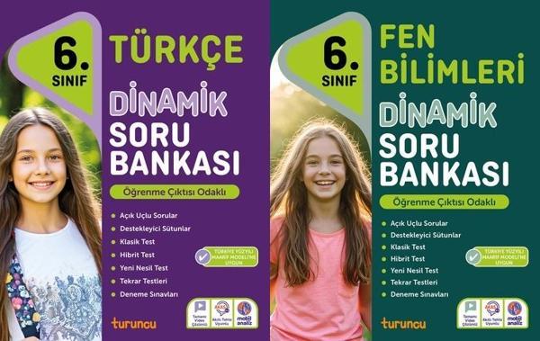 Tudem 2026 6. Sınıf Türkçe + Fen Bilimleri Dinamik Soru Bankası Seti 2 Kitap Yeni Müfredat - Tudem Yayınları - Ders Kitapları - Image 1