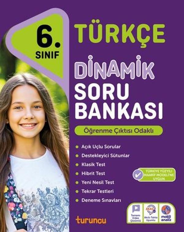 Tudem 2026 6. Sınıf Türkçe Dinamik Soru Bankası Yeni Müfredat - Tudem Yayınları - Ders Kitapları - Image 1