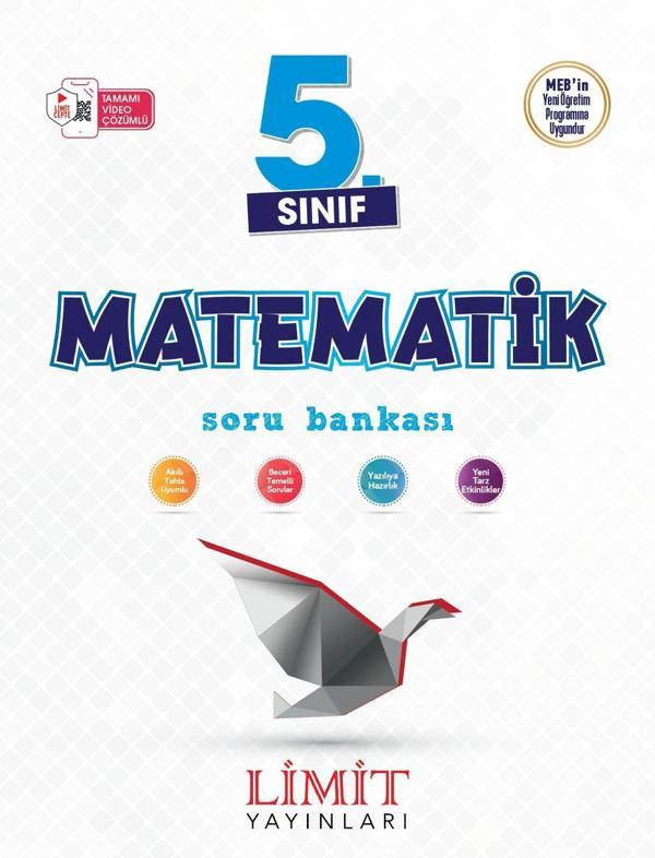 Limit 2025 5. Sınıf Matematik Soru Bankası Güncel Müfredat - Limit Yayınları - Image 1