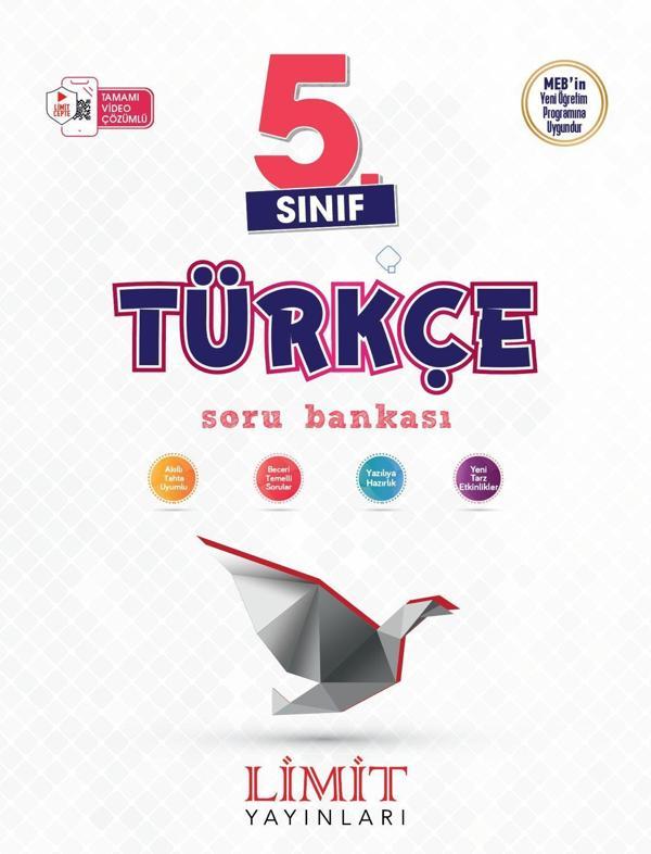 Limit 2025 5. Sınıf Türkçe Soru Bankası Güncel Müfredat - Limit Yayınları - Image 1
