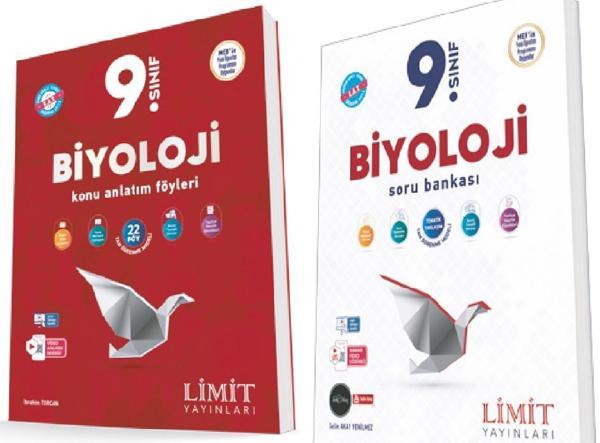 Limit 2025 9. Sınıf Biyoloji Kaf Konu + Soru Seti 2 Kitap Güncel Müfredat - Limit Yayınları - Image 1