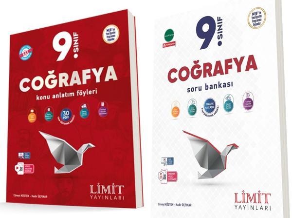 Limit 2025 9. Sınıf Coğrafya Kaf Konu + Soru Seti 2 Kitap Güncel Müfredat - Limit Yayınları - Image 1
