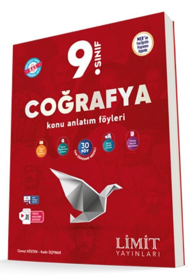 Limit 2025 9. Sınıf Coğrafya Konu Anlatım Föyleri Güncel Müfredat - Limit Yayınları - Image 1