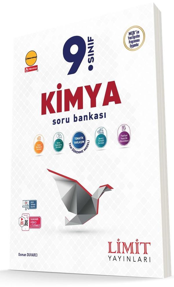 Limit 2025 9. Sınıf Kimya Soru Bankası Güncel Müfredat - Limit Yayınları - Image 1