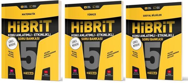 Hız 2025 5. Sınıf Matematik + Türkçe + Sosyal Hibrit - Konu Seti 3 Kitap - Hız Yayınları - Image 1