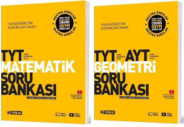 Hız 2025 Tyt Matematik + Geometri Soru Bankası Seti - Hız Yayınları - Image 1