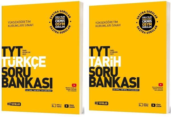 Hız 2025 Tyt Türkçe + Tarih Soru Bankası Seti 2 Kitap - Hız Yayınları - Image 1