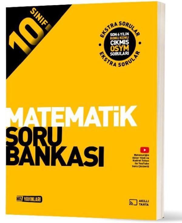 Hız 2026 10. Sınıf Matematik Soru Bankası Güncel Müfredat - Hız Yayınları - Image 1