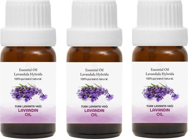 PROCLİS Türk Lavanta Yağı,%100 Doğal Bitkisel Uçucu Yağ, Lavandin Oil, 3'lüi Set 3x10 ml - Image 1