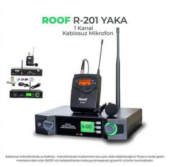 R 201 YAKA UHF Wireless Telsiz Yaka Mikrofonu - Image 1