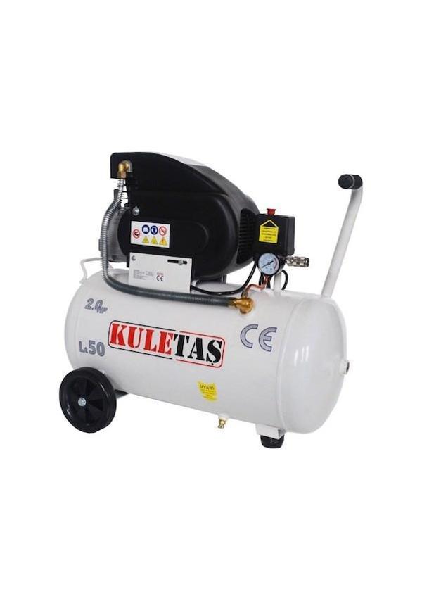 Kuletaş 2 HP 8 Bar 50 LT Yağlı Hava Kompresörü - Image 1