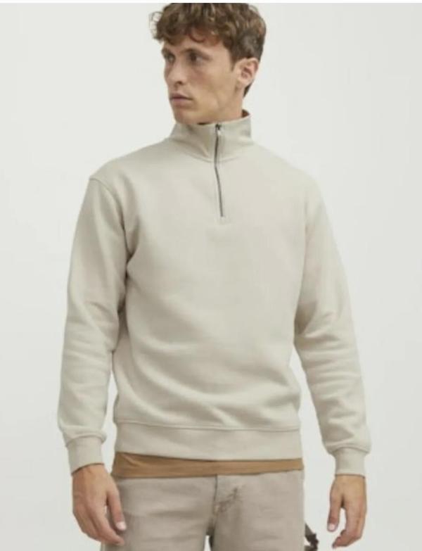 JJEBRADLEY SWEAT HALF ZIP NOOS  - Image 1