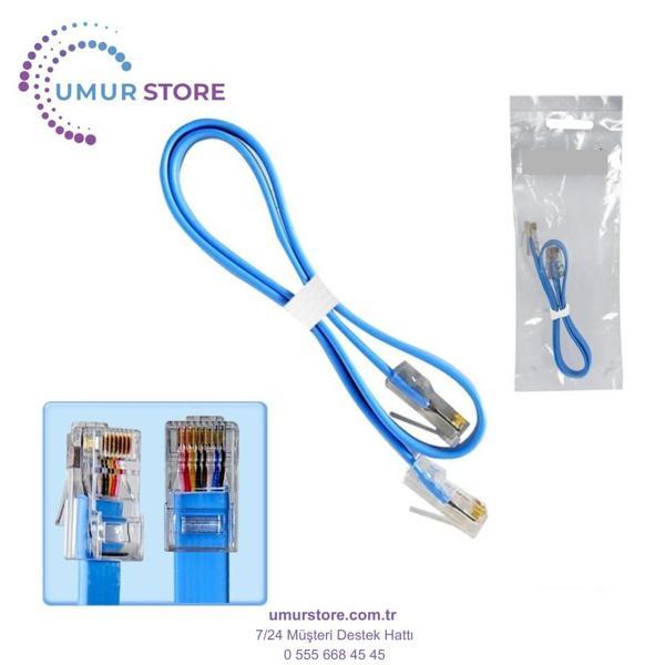 Cat6 Patch Network Ethernet Kablo Slim 30CM - Image 1