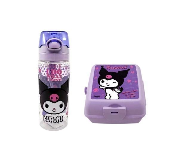 Kuromi Beslenme Kabı ve Matarası - Image 1