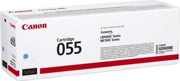 Canon CRG-055C Cyan Mavi 2.100 Sayfa Toner MF742 - Image 1