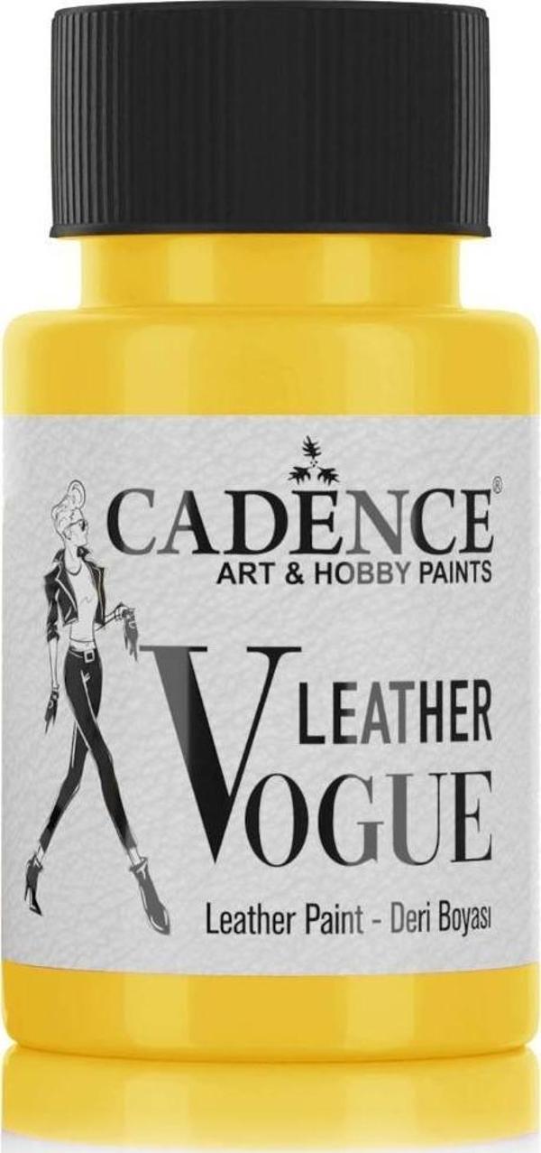 Cadence LEATHER VOGUE DERİ BOYASI LV-02 SARI 50 ML - Image 1