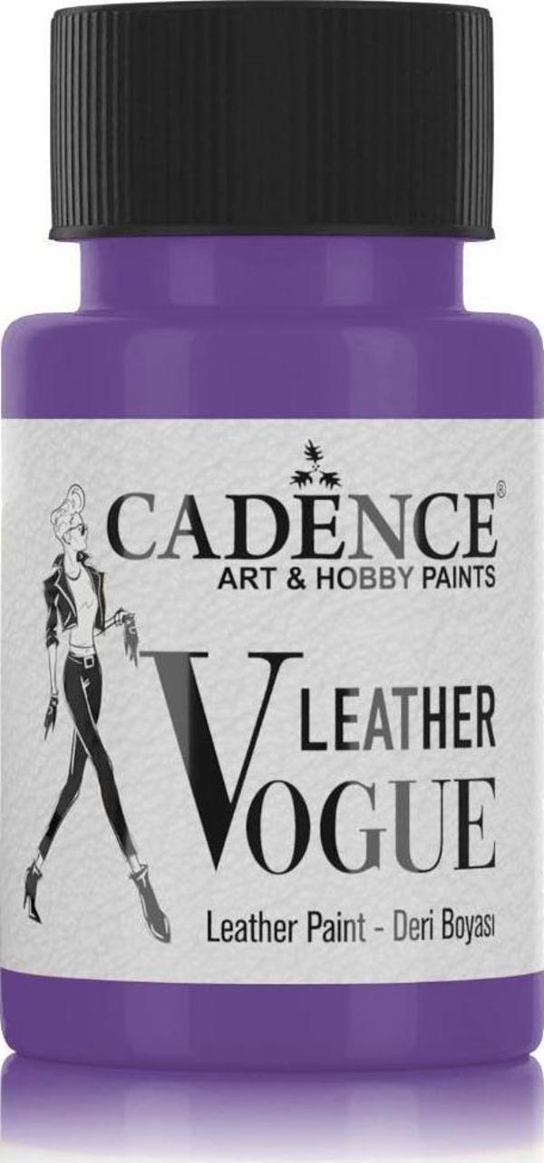 Cadence LEATHER VOGUE DERİ BOYASI LV-07 MOR 50 ML - Image 1