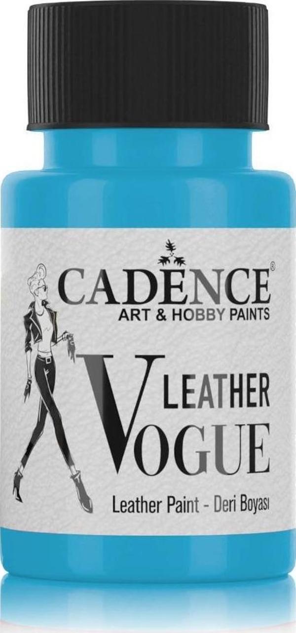 Cadence LEATHER VOGUE DERİ BOYASI LV-08 AÇIK TURKUAZ 50 ML - Image 1