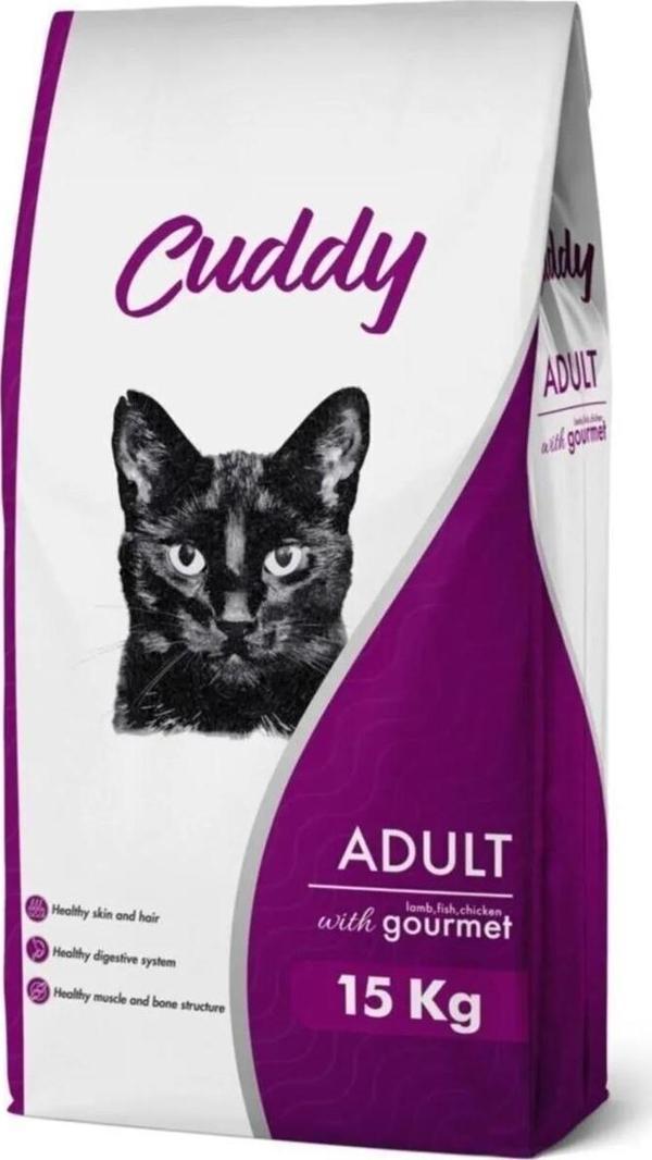Cuddy Yetişkin Kedi Maması Gourmet 15 Kg - Image 1