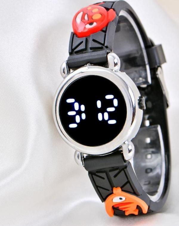 Pinkoli Led Dijital Şık Şirin Küçük Çocuk Kol Saati (04-09 Yaş ) Takvimli ST-304143 - Image 1