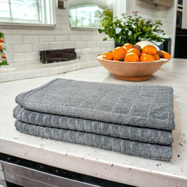 Technow Misclean Mikrofiber Mutfak Temizlik Bezi 40 x 40 cm Leke Tutmaz Koku Yapmaz - 3 Adet - Image 1
