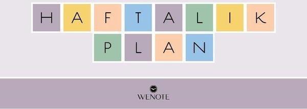 Haftalık Planlayıcı Yatay 2 Spiralli (28x12) - Image 1
