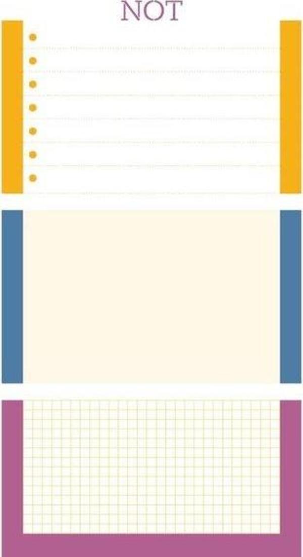Not Defteri 3 - Bloknot (9x17,5) - Image 1