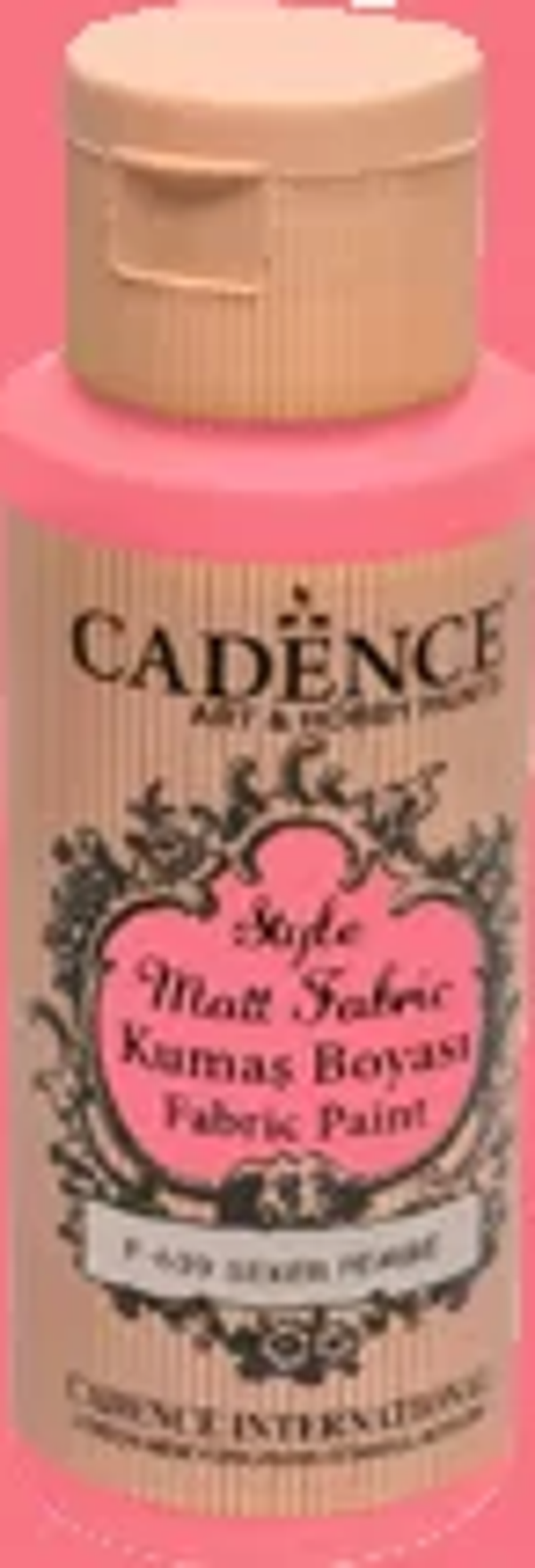 Cadence Style Matt Fabric Kumaş Boyası 59ml F639 Şeker Pembe - Image 1