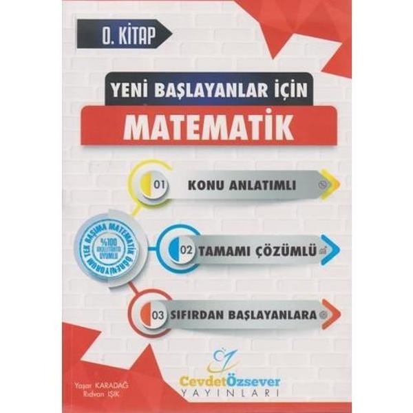 Cevdet Özsever Yayınları Yeni Başlayanlar İçin Matematik 0.Kitap - Cevdet Özsever Yayınları - Image 1