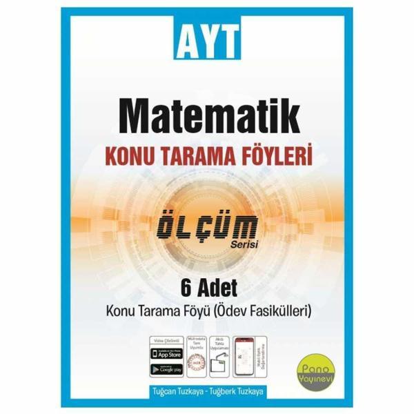 Pano Yayınları Ayt Matematik Konu Tarama Föyleri - Pano Yayınları - Image 1