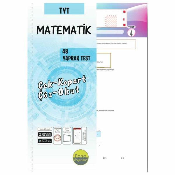 Pano Yayınları Tyt Matematik Yaprak Test - Pano Yayınları - Image 1