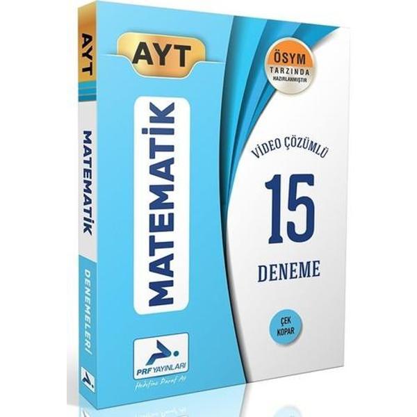 Paraf Yayınları Ayt Matematik Video Çözümlü 15 Deneme - PRF Paraf Yayınları - Image 1
