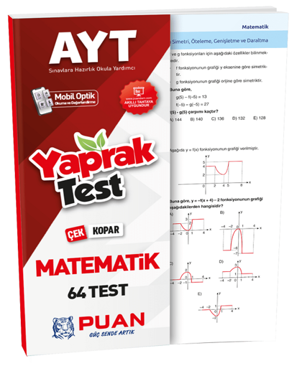 Puan Yayınları Ayt Matematik Çek Kopart Test - Puan Yayınları - Image 1