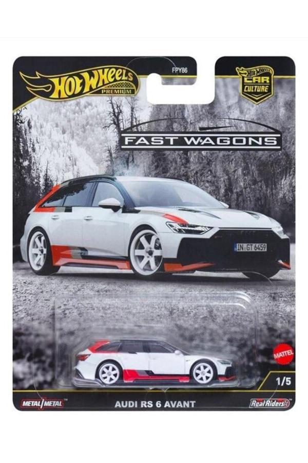 Hot Wheels Premium Fast Wagons - Audi RS 6 Avant (1/64) - Image 1