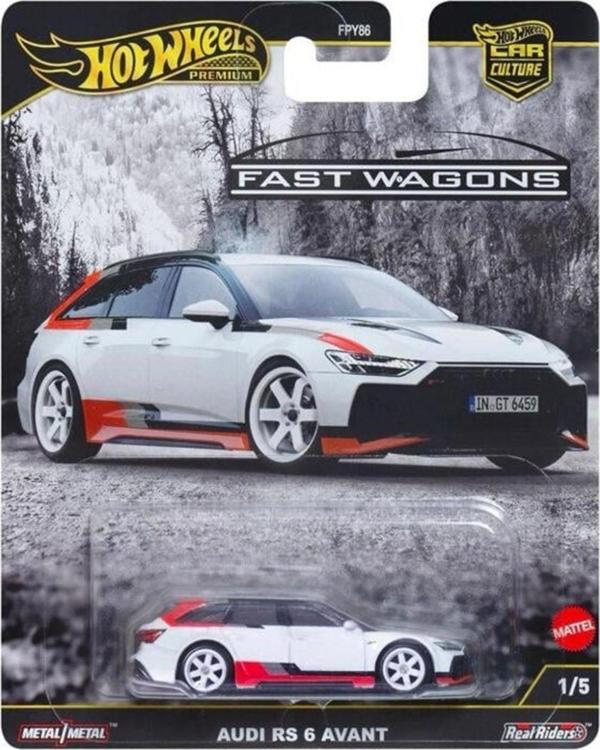 Hot Wheels Premium Fast Wagons - Audi RS 6 Avant (1/64) - Image 1