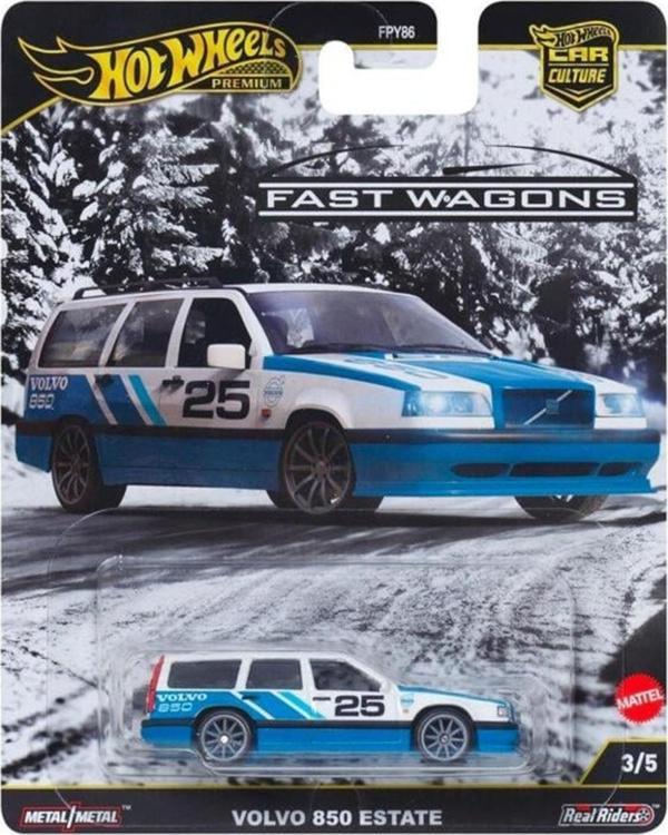 Hot Wheels Premium Fast Wagons - Volvo 850 Estate (1/64) - Image 1