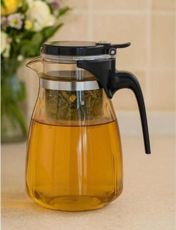 900 ml Süzgeçli Cam Sürahi - Image 1