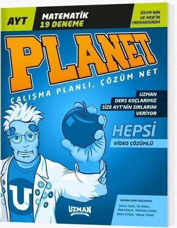 Uzman Yayınları Ayt Matematik Planet 19 'lu Deneme (Ösym Dozunda) - Uzman Yayınları - Image 1