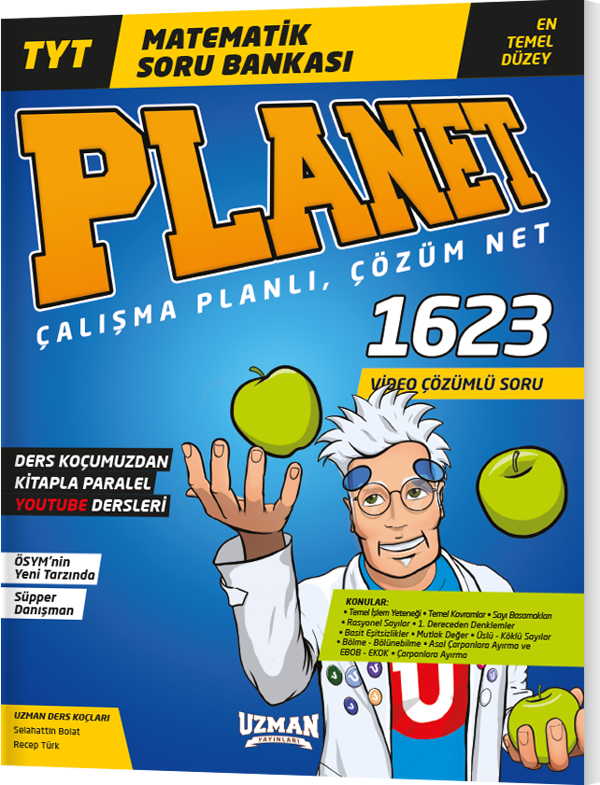 Uzman Yayınları Tyt Matematik Planet En Temel Düzey Soru Bankası - Uzman Yayınları - Image 1