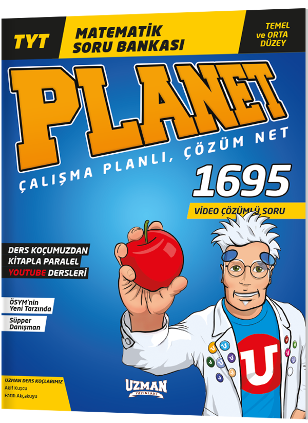Uzman Yayınları Tyt Matematik Planet Temel ve Orta Düzey Soru Bankası - Uzman Yayınları - Image 1