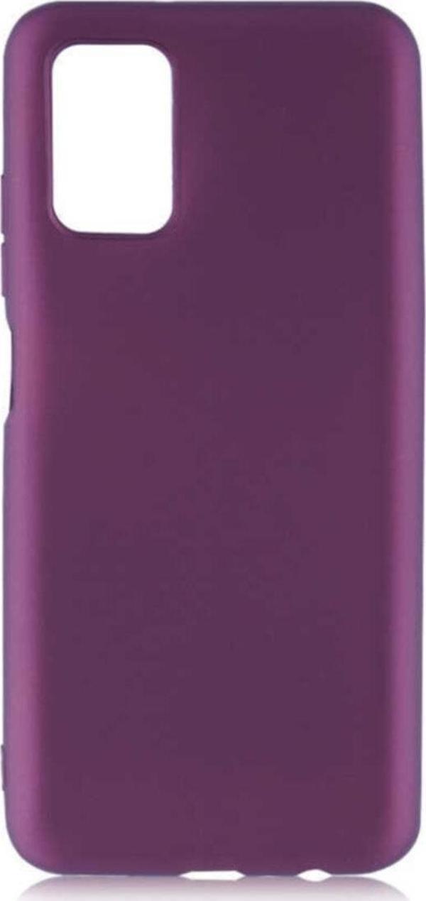 Coverzone Galaxy A03s Kılıf Premier Silikon Mürdüm - Image 1