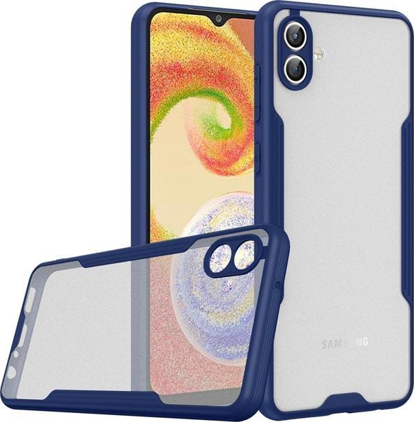 Coverzone Galaxy A04 Ile Uyumlu Kılıf Pastel Renkli Kenar Perfe Tpu Mat Yüzeyli Silikon Kılıf Lacivert - Image 1