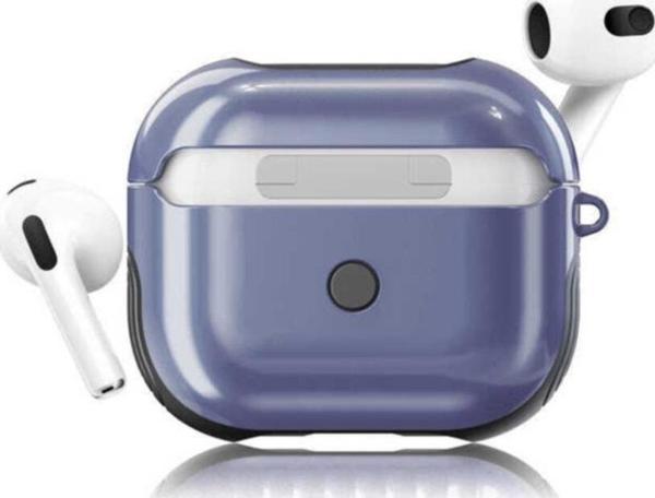 Coverzone 3 İçin Kulaklık Koruyucu Kılıf Shockproof Silikon Mavi - Image 1