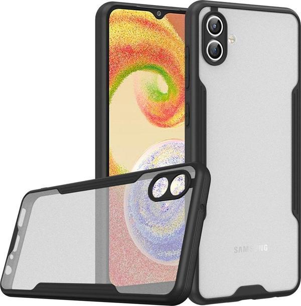 Coverzone Galaxy A04 Ile Uyumlu Kılıf Pastel Renkli Kenar Perfe Tpu Mat Yüzeyli Silikon Kılıf Siyah - Image 1