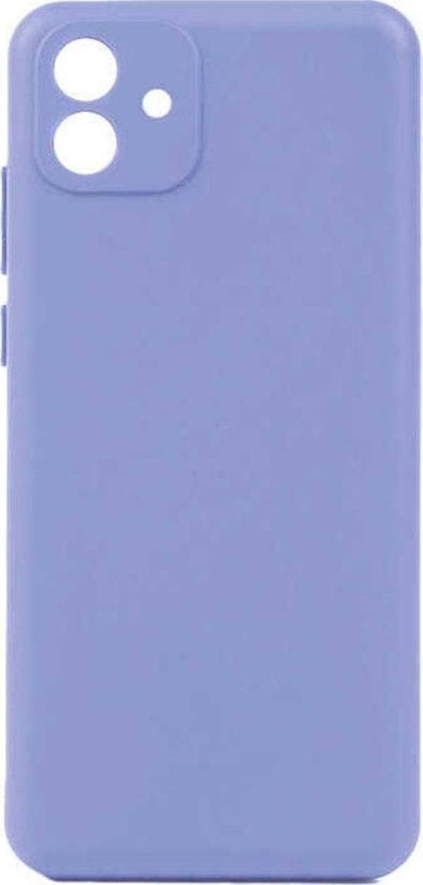 Coverzone Galaxy A04 Ile Uyumlu Kılıf Soft Pürüzsüz Bye Silikon Lila - Image 1